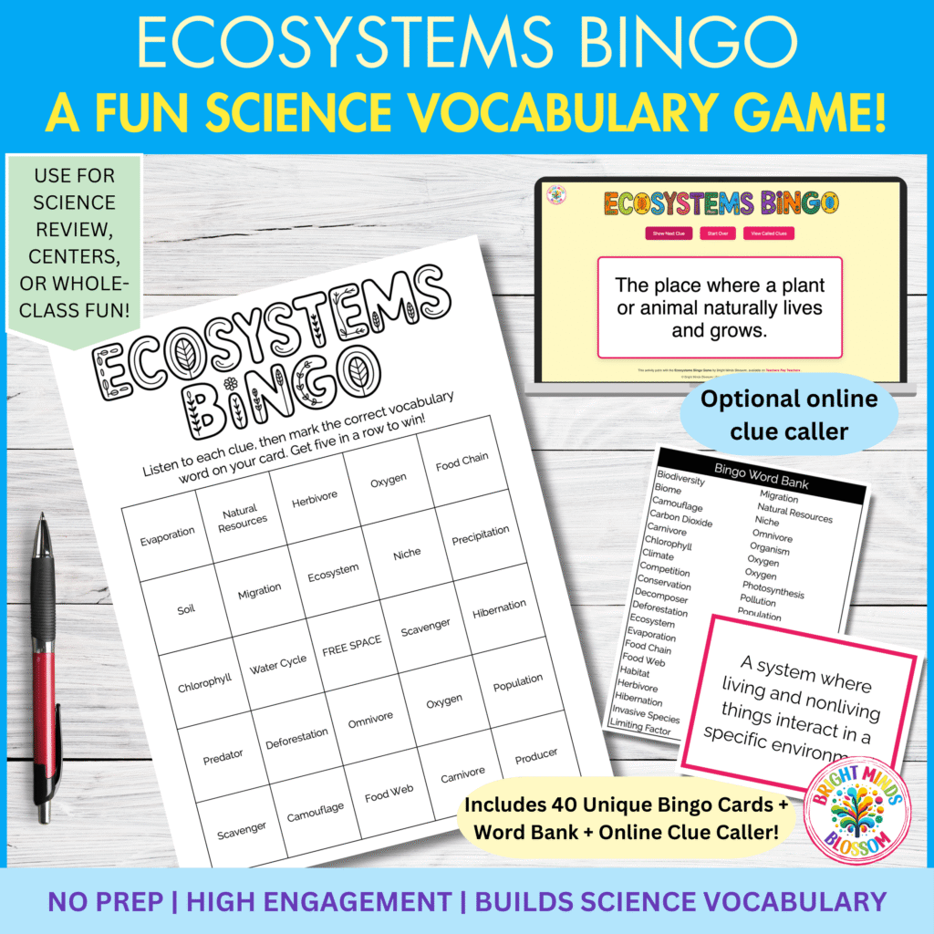 ecosystems bingo